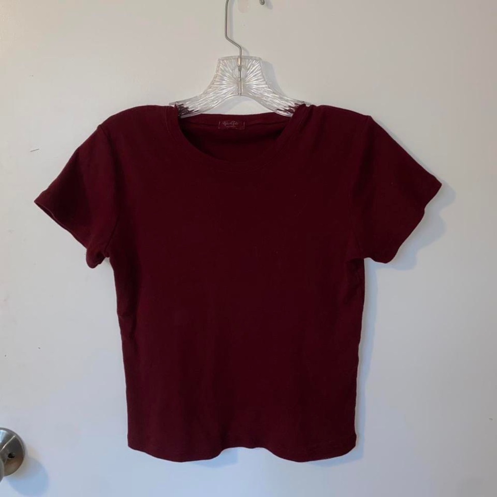 Women's Burgundy T-Shirt